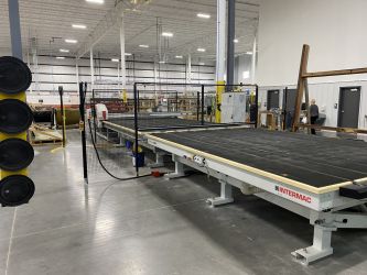 Cutting table Moag shop floor